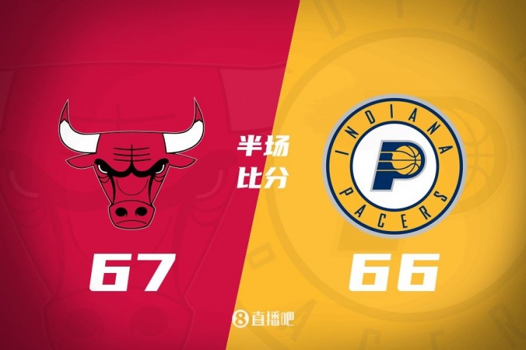 半場戰(zhàn)報：大打對攻戰(zhàn)！懷特20分 哈利伯頓15+5 公牛僅領先1分