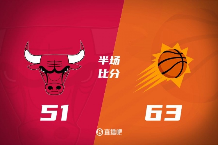 半場(chǎng)戰(zhàn)報(bào)-太陽63-51領(lǐng)先公牛12分 杜蘭特17分 理查茲14分