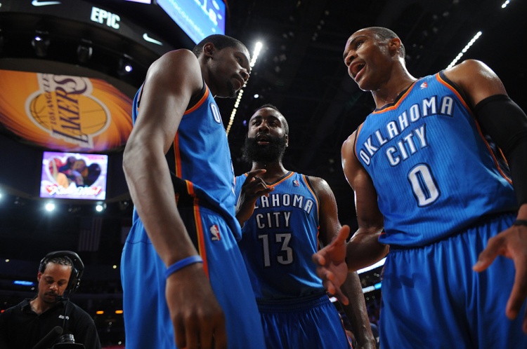 雷霆三少得分全部進(jìn)入歷史前20！他們是NBA歷史最大的如果嗎？