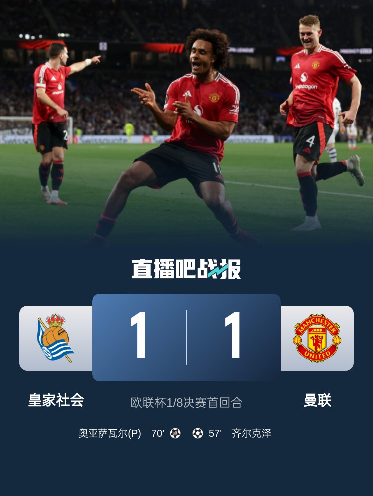 能否拿下歐聯(lián)杯？曼聯(lián)本賽季歐聯(lián)杯繼續(xù)不敗，9場5勝4平